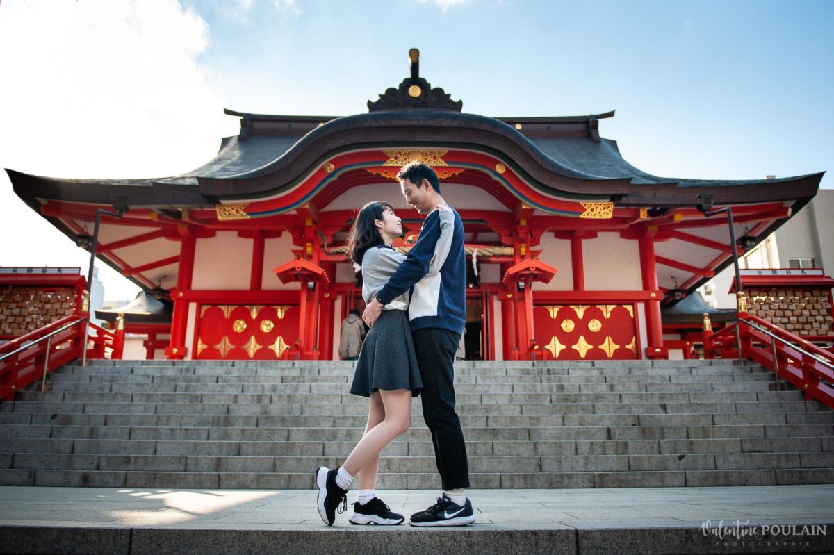 Couple Maho Ryo Japon temple