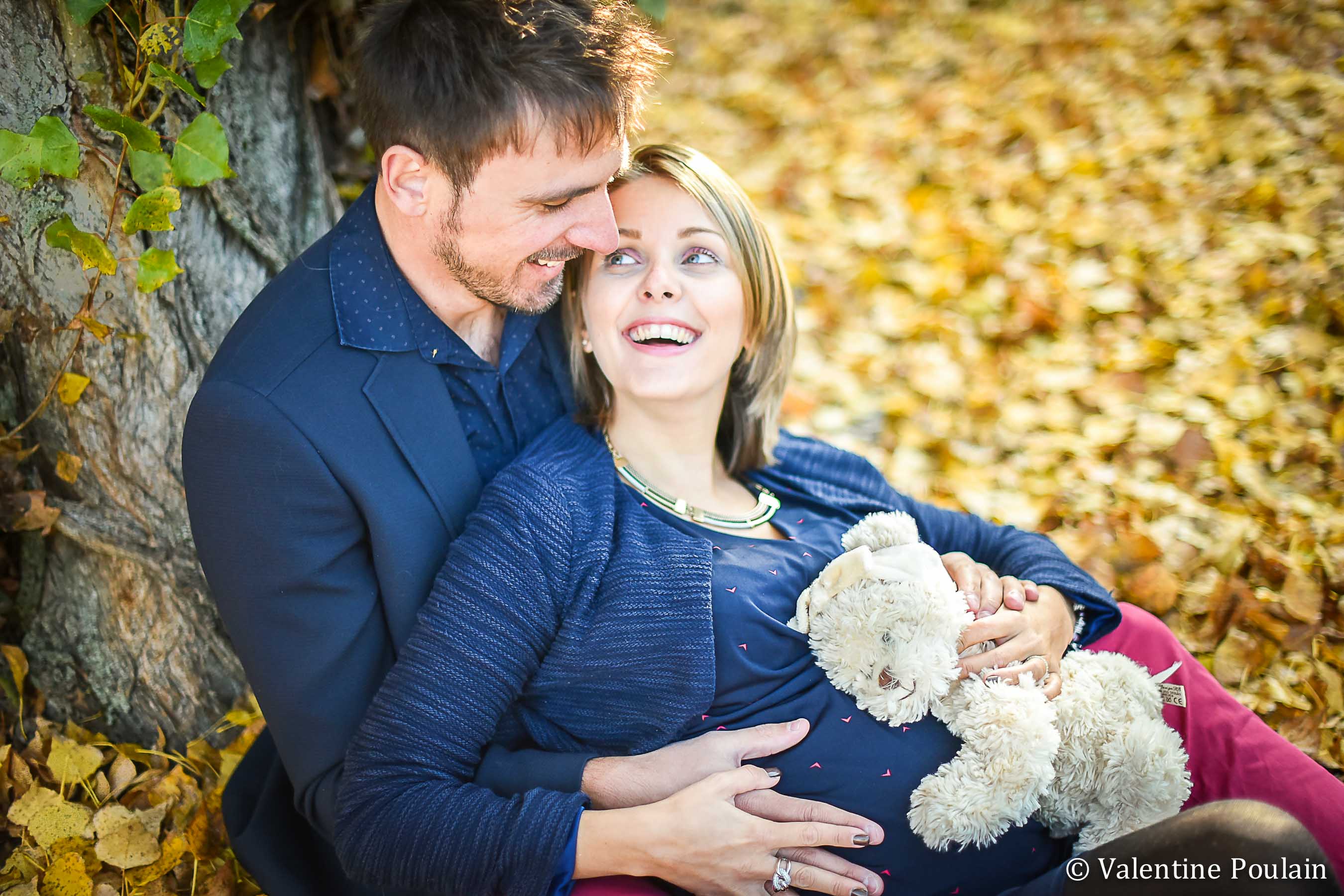 Grossesse automne peluche - Valentine Poulain