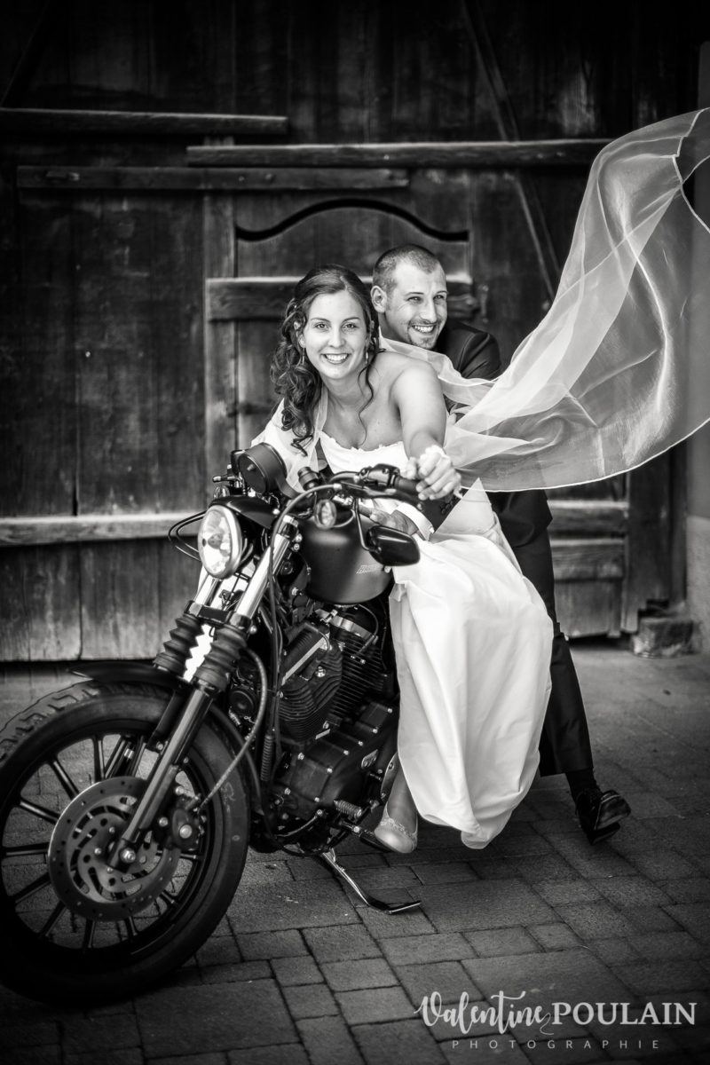 Mariage Harley-Davidson - Valentine Poulain