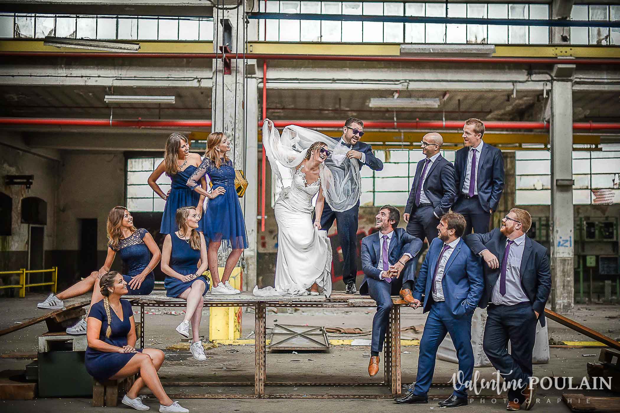 Mariage industriel amis - Valentine Poulain