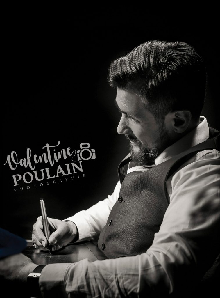 Graphiste Cédric logo Valentine Poulain