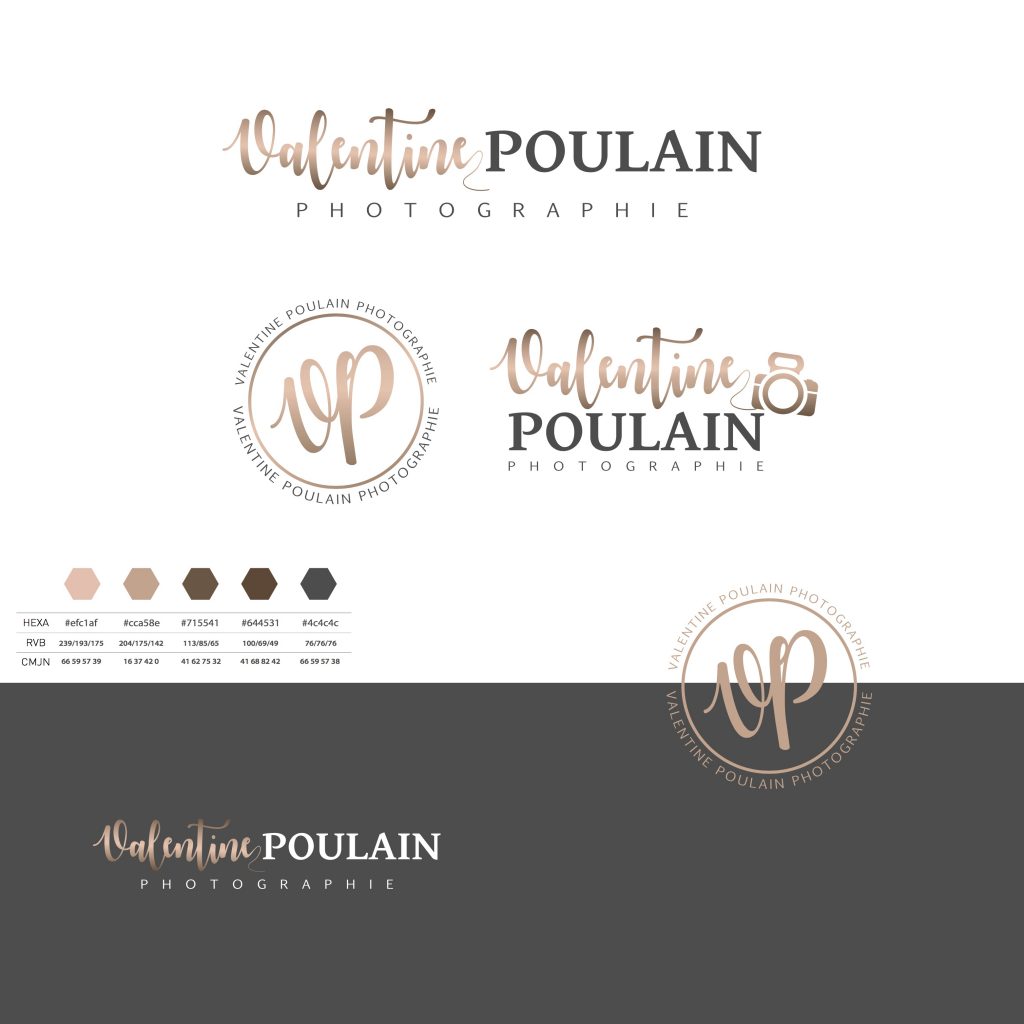 Planche logo Valentine Poulain Photographie - 2017