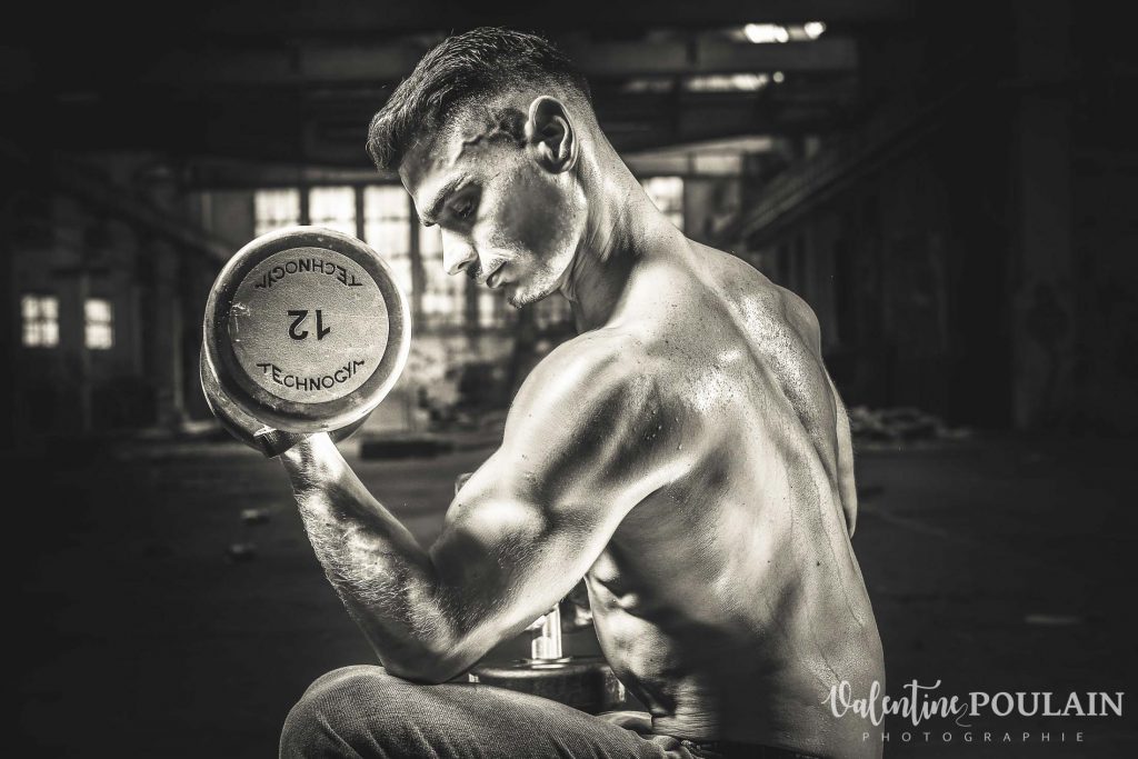 Shooting fitness biceps - Valentine Poulain
