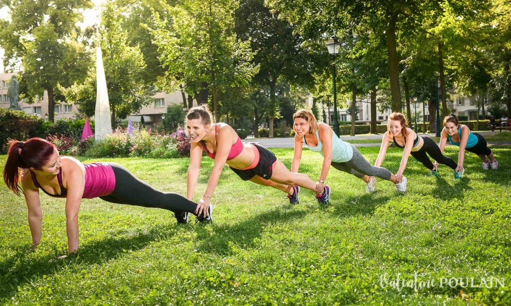 Shooting coaching fitness girls planches