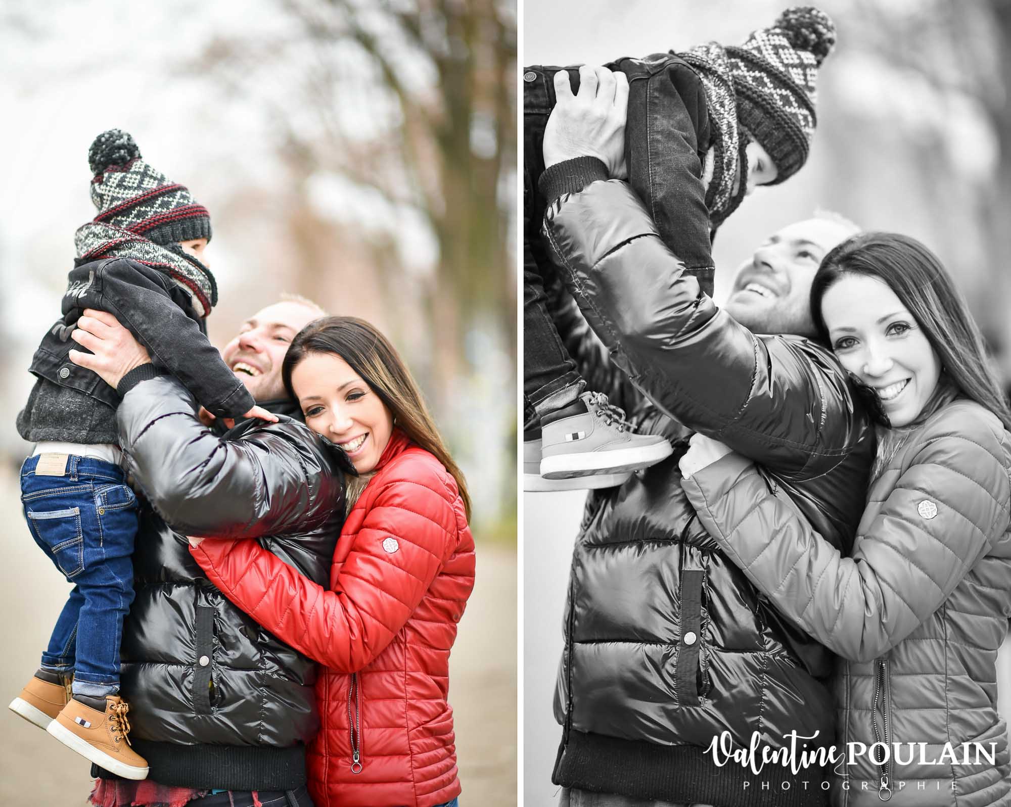 Shooting famille hiver Colmar lifestyle papa