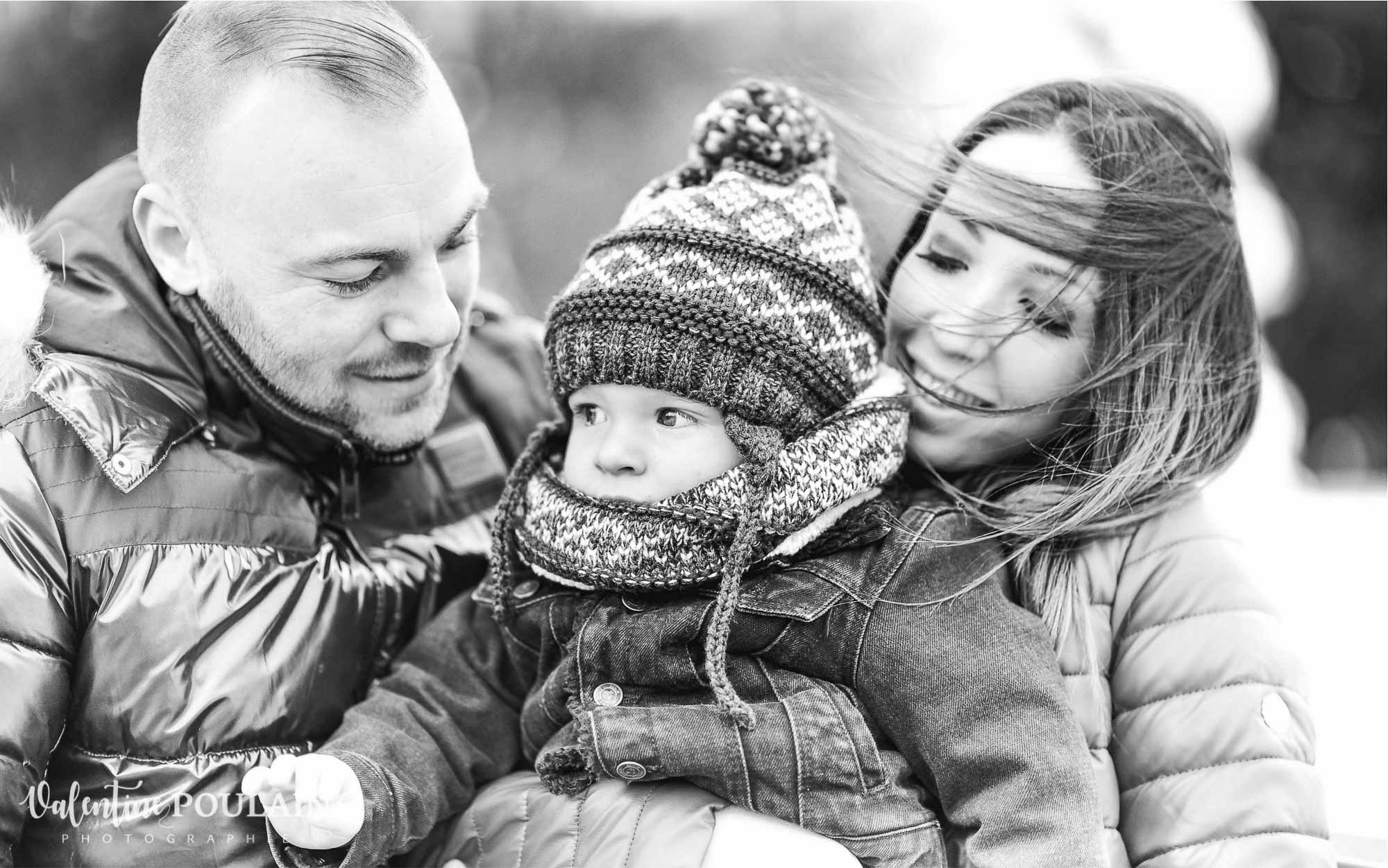 Shooting famille hiver Colmar lifestyle vent