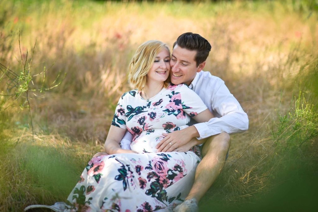 Séance photo grossesse couleurs été blog