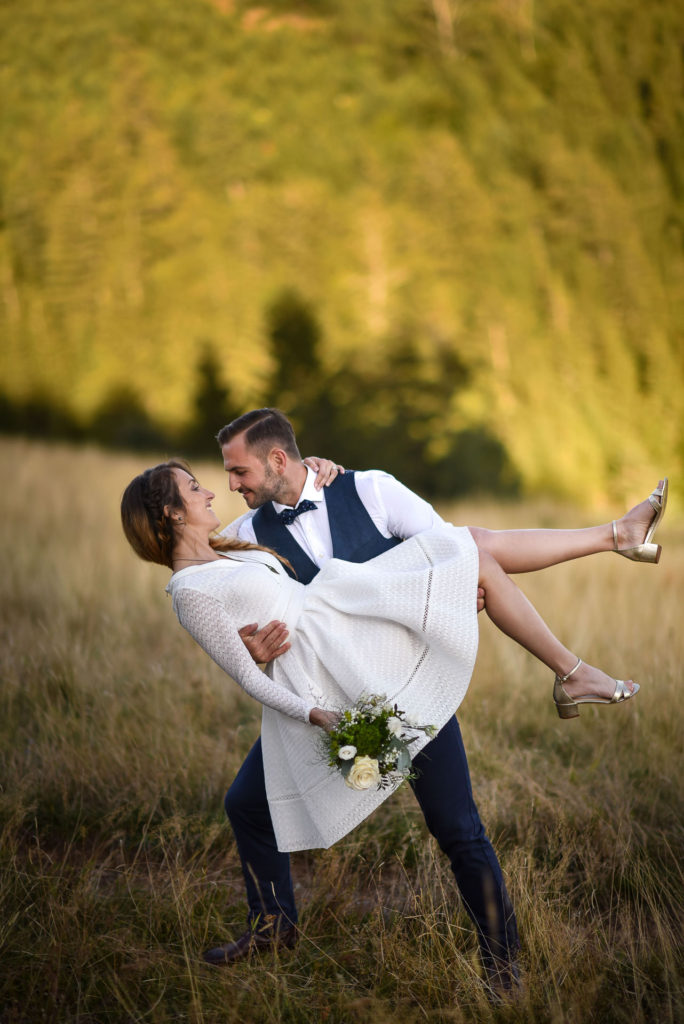 Mariage intimiste montagne - Valentine Poulain