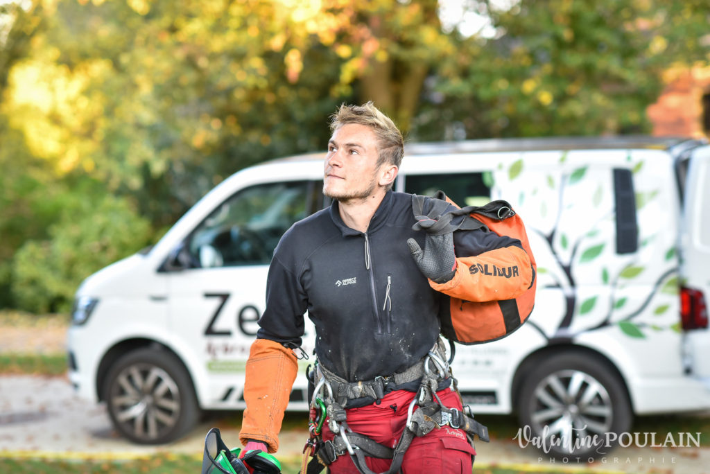 Portrait élagueur paysagiste - Valentine Poulain 13