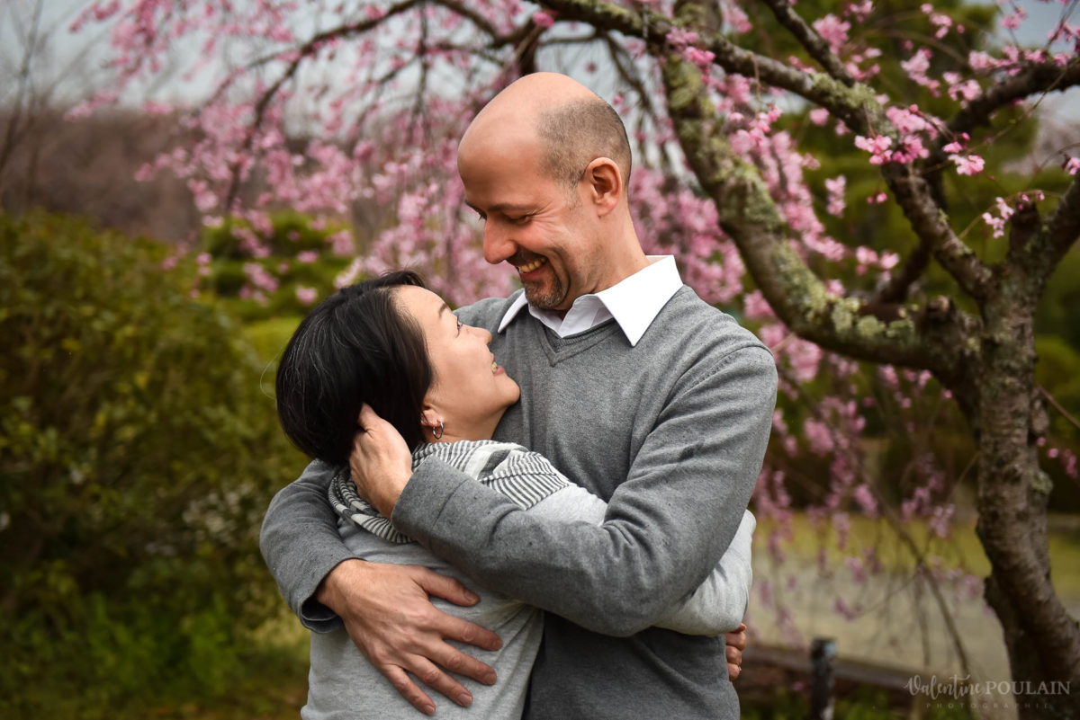 Couple cerisiers Kyoto - Valentine Poulain