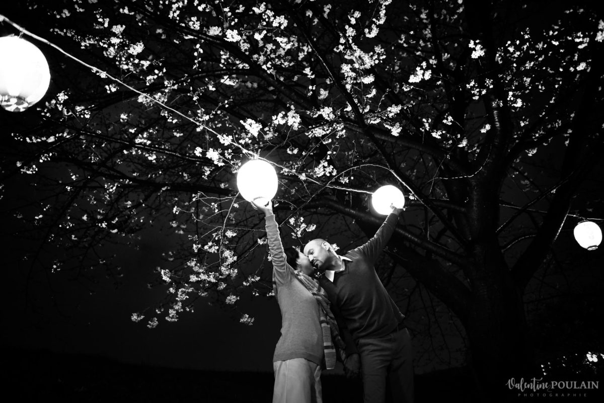 Shooting Couple Kyoto - Valentine Poulain n&b