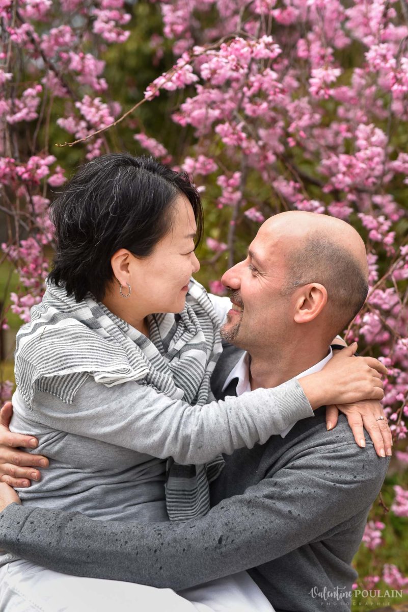 Shooting Couple Kyoto - Valentine Poulain fleurs