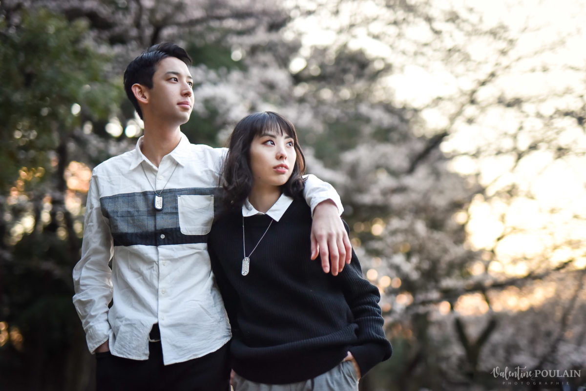 Shooting couple Japon Tokyo - Valentine Poulain sunset