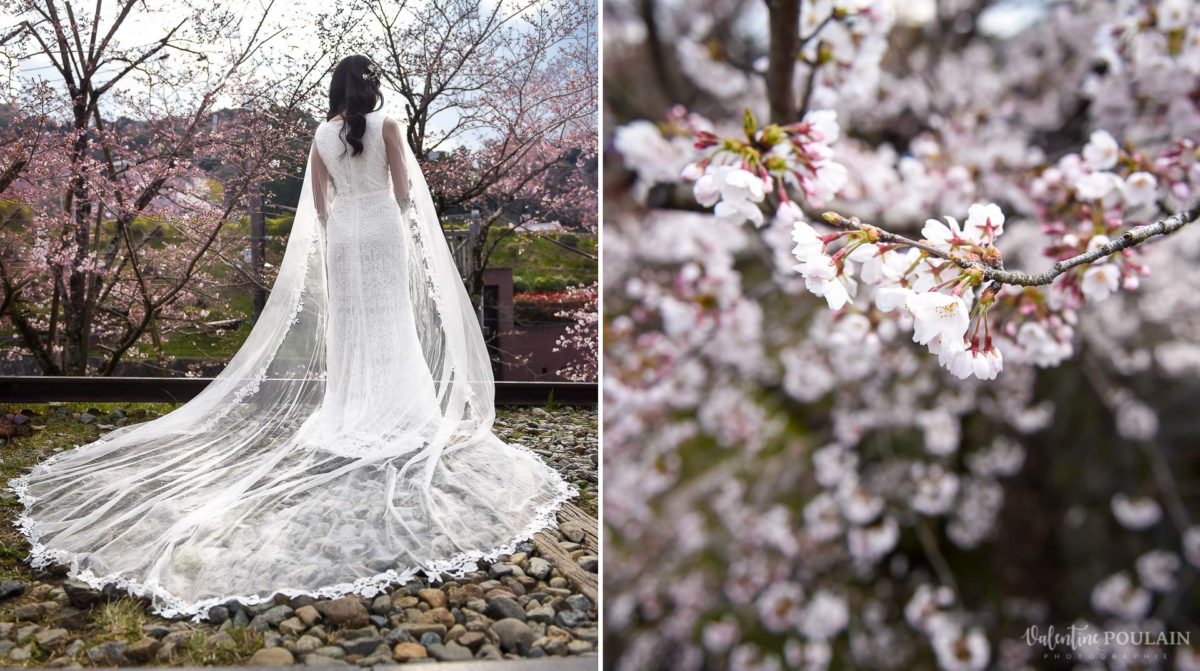 Shooting mariée Japon - Valentine Poulain fleur