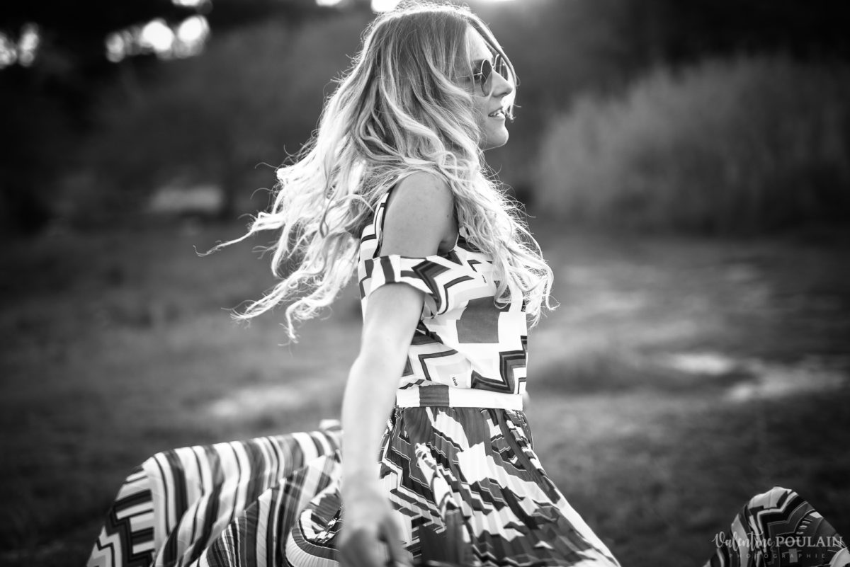 Shooting portrait Provence - Valentine-Poulain n&b