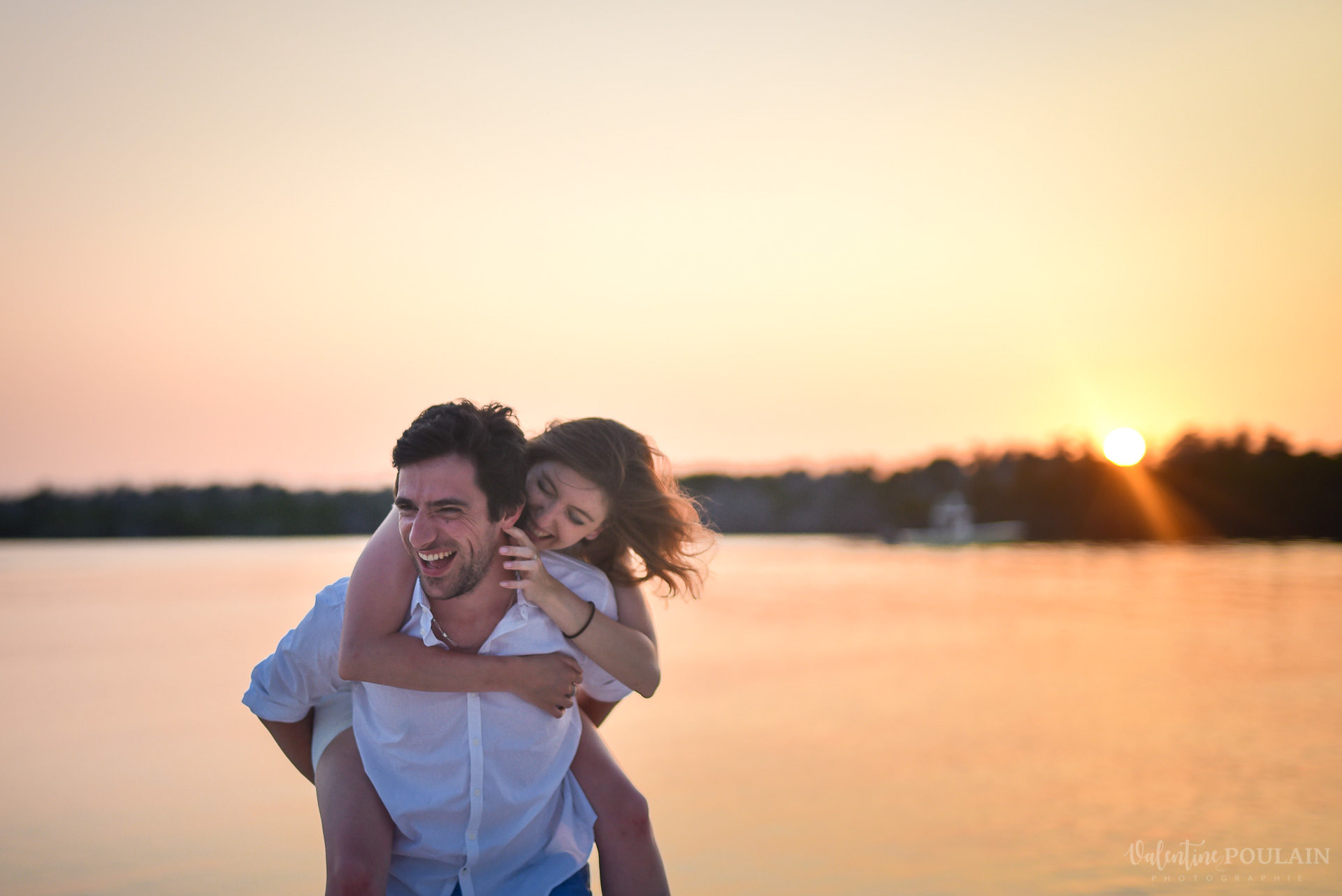 Couple Miam Keys Florida - Valentine Poulain sunset