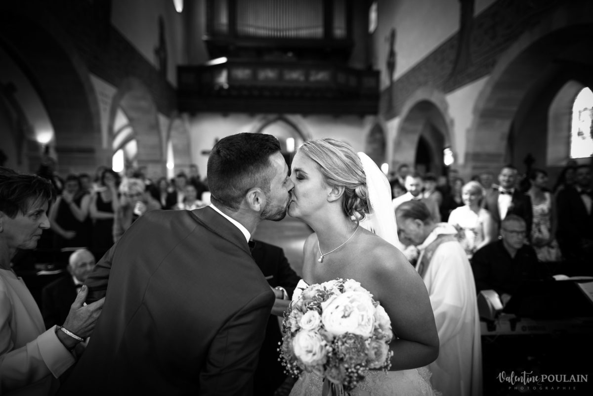 Mariage fun Petit Wettolsheim - Valentine Poulain noir et blanc