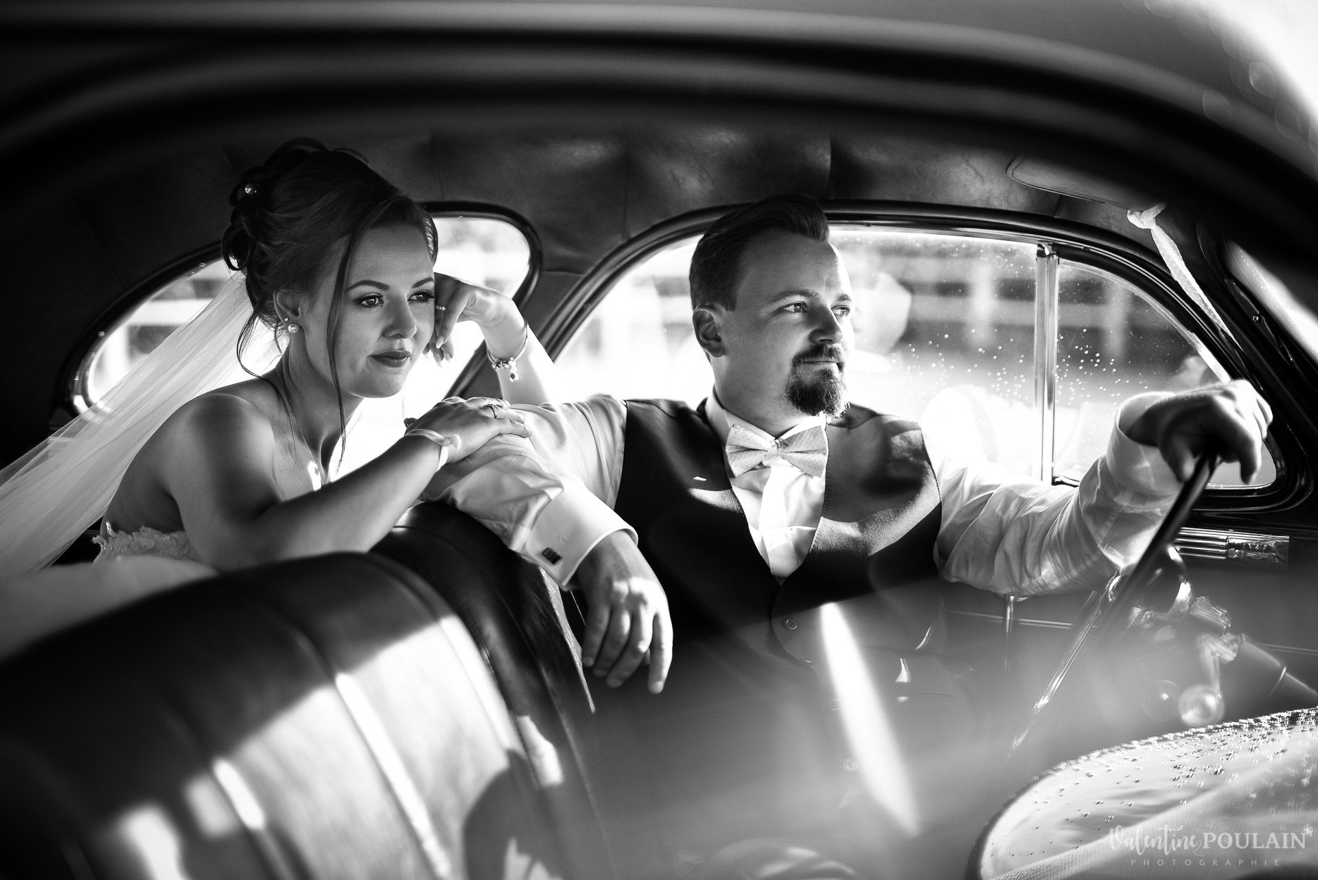 Mariage cool ferme weyerbach - Valentine Poulain voiture