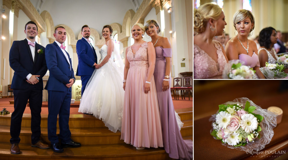 Mariage cool ferme weyerbach - Valentine Poulain témoins église