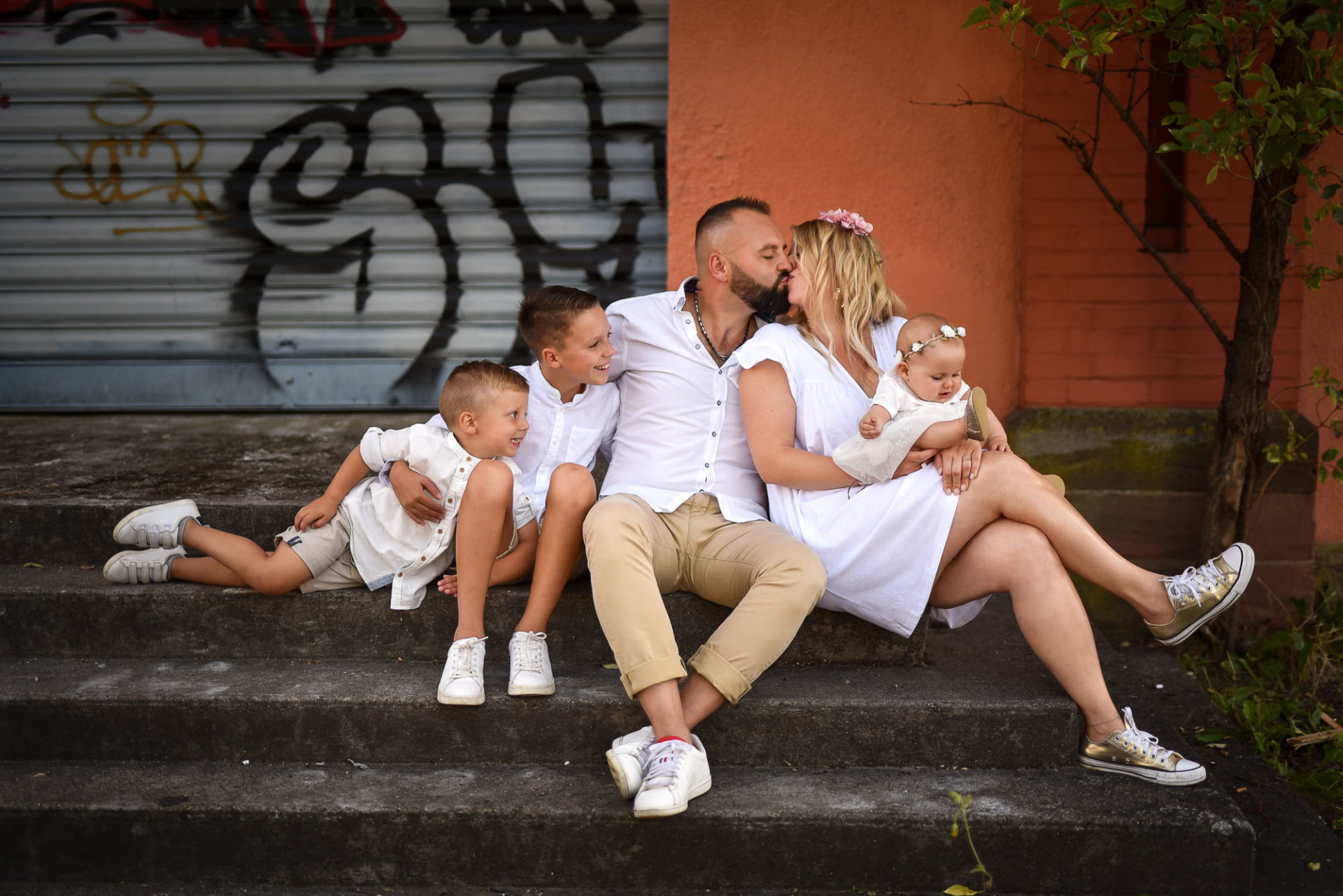 Save the date urbain famille - Valentine Poulain family