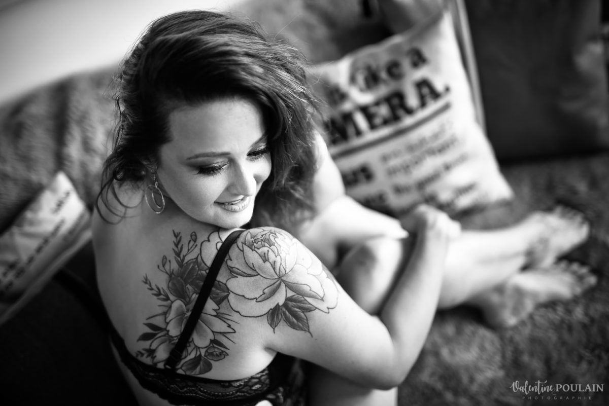 Shooting Portrait femme Michaelle - Valentine Poulain boudoir femme