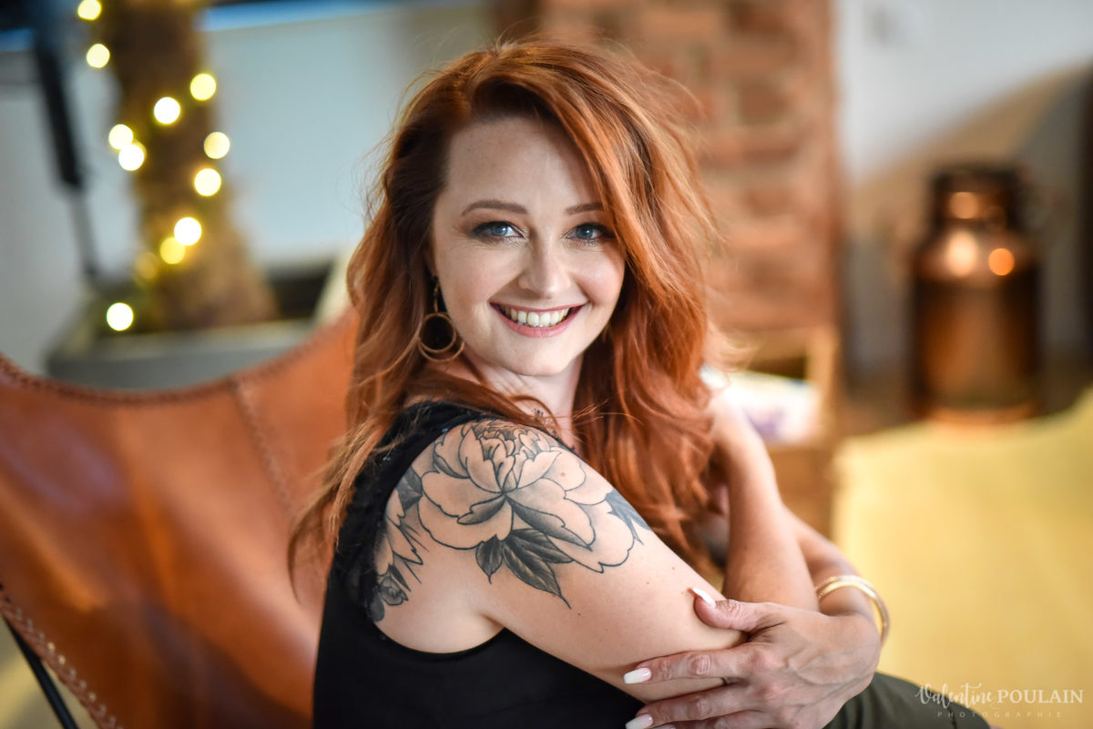 Shooting Portrait femme Michaelle - Valentine Poulain sourire