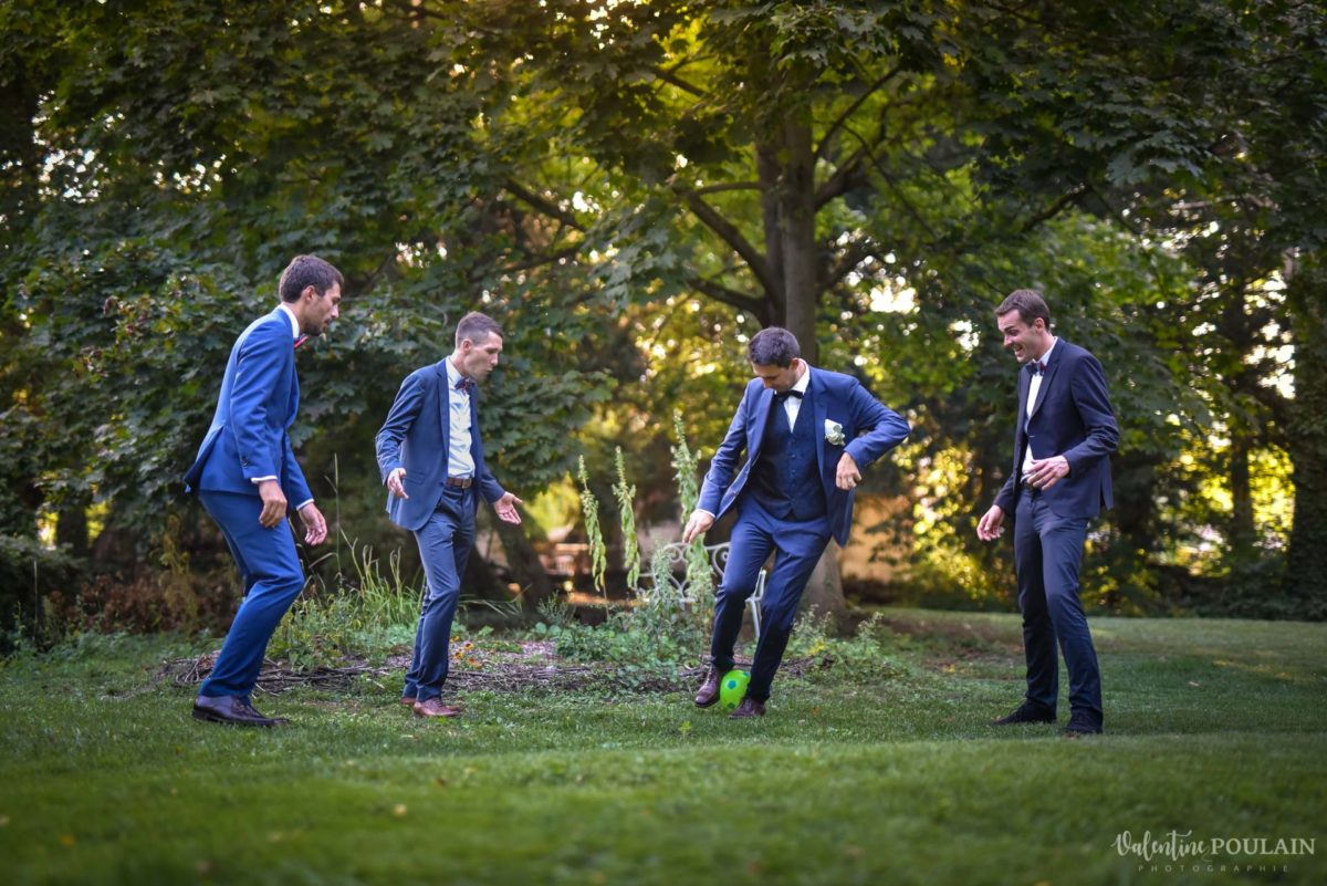 Mariage romantique Domaine Beaupré - Valentine Poulain foot