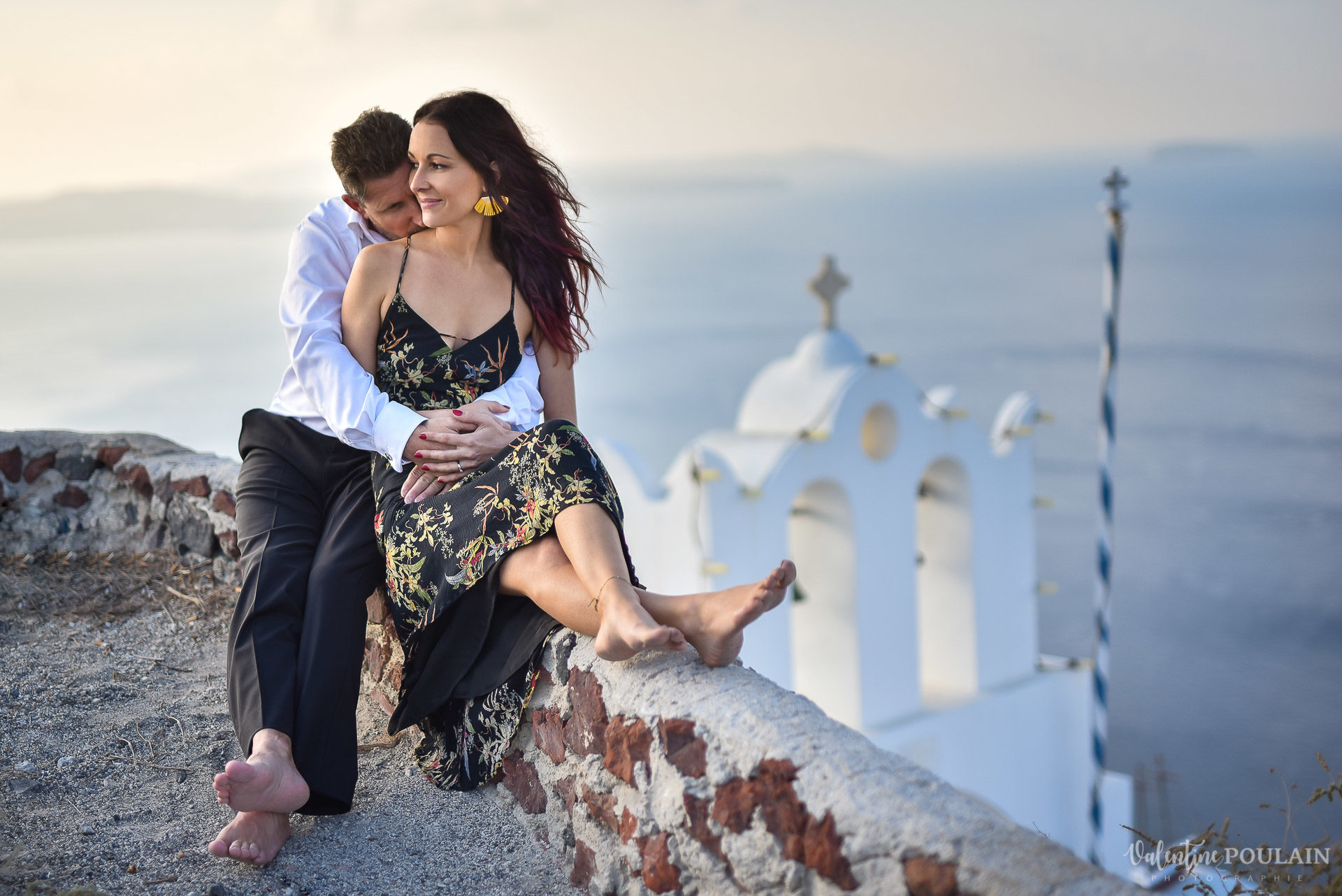 Shooting photo day after Santorin - Valentine Poulain assise