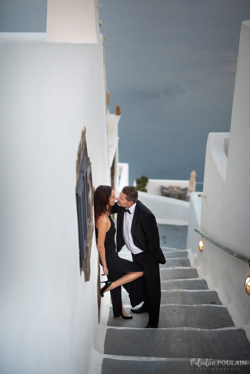 Shooting photo day after Santorin - Valentine Poulain mr & mrs 