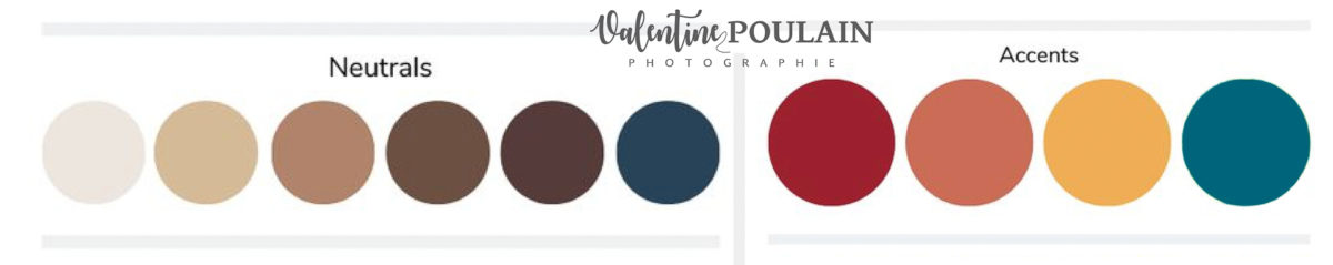 Palette couleurs automne - Valentine Poulain