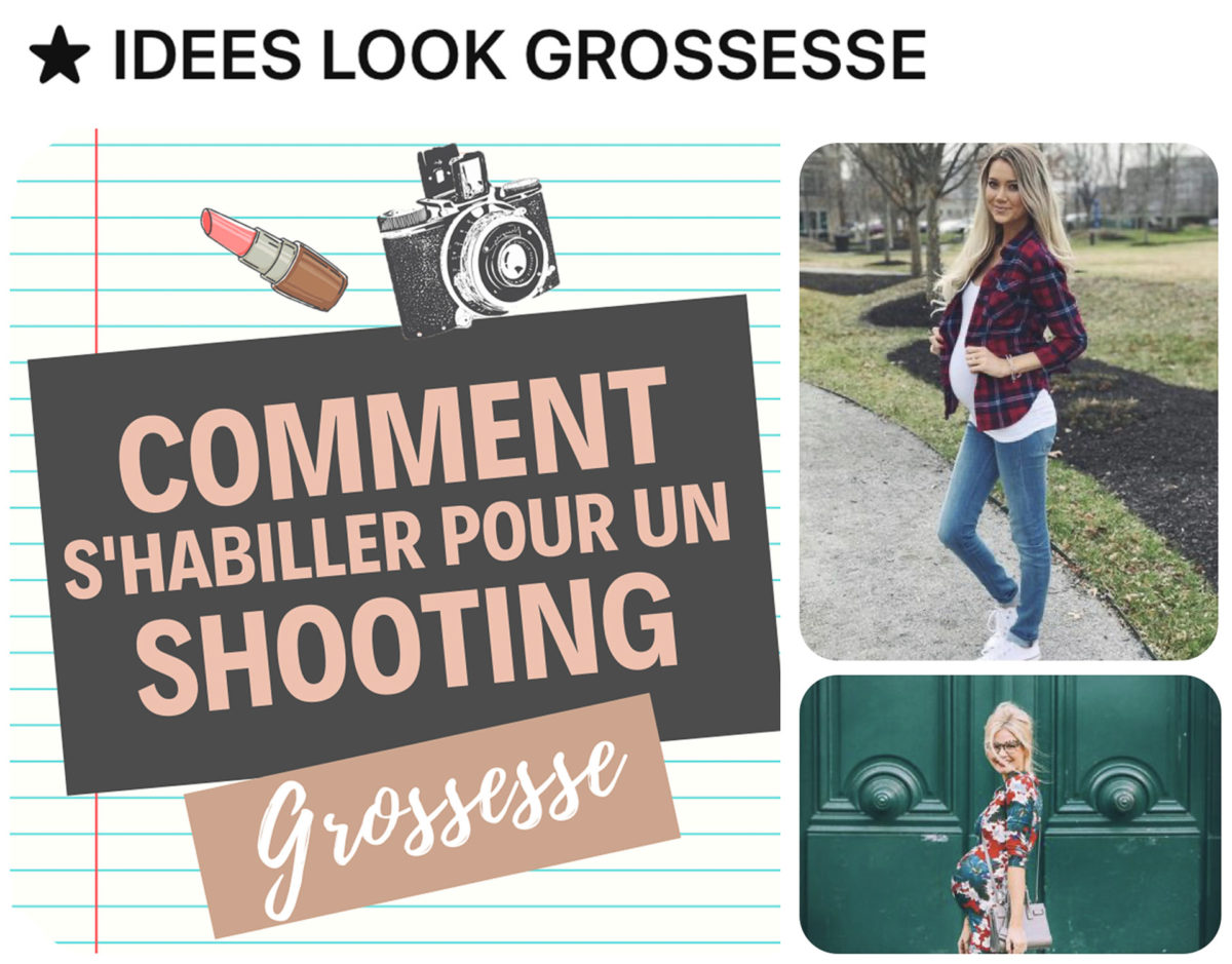 inspirations tenues shooting grossesse