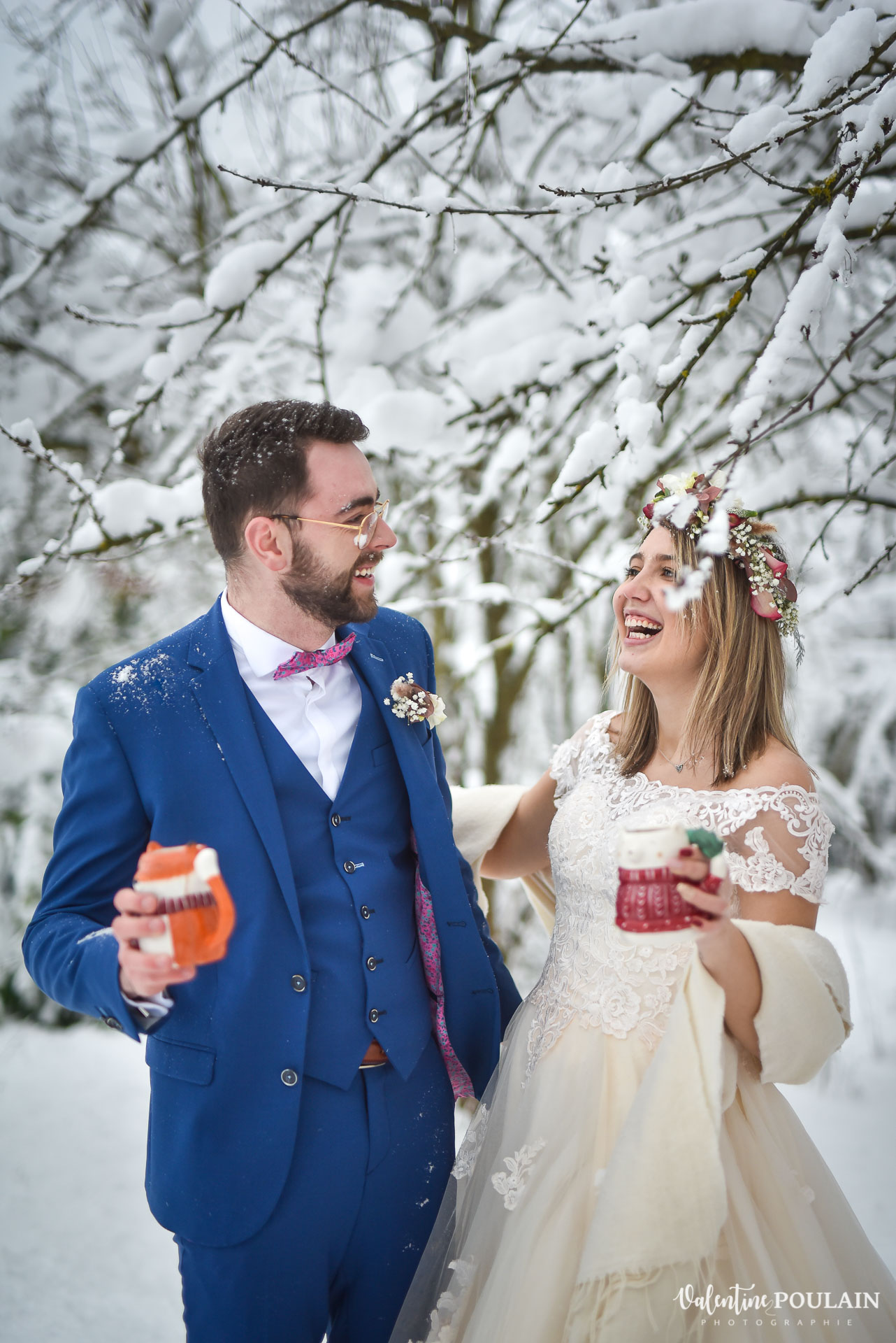Se marier en hiver sous la neige - Valentine Poulain fou-rires