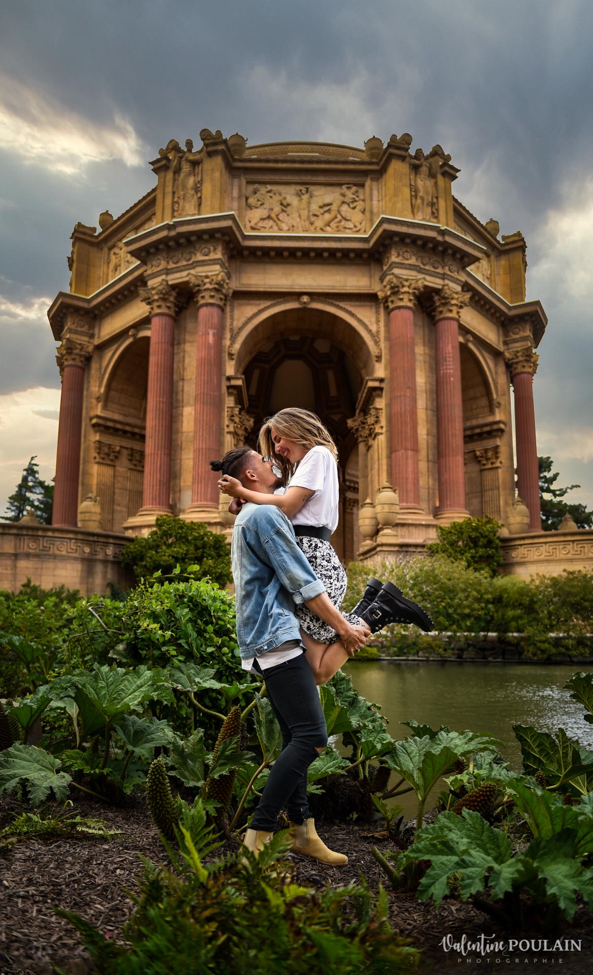 Shooting couple San Fransisco - Valentine Poulain palais of fine art