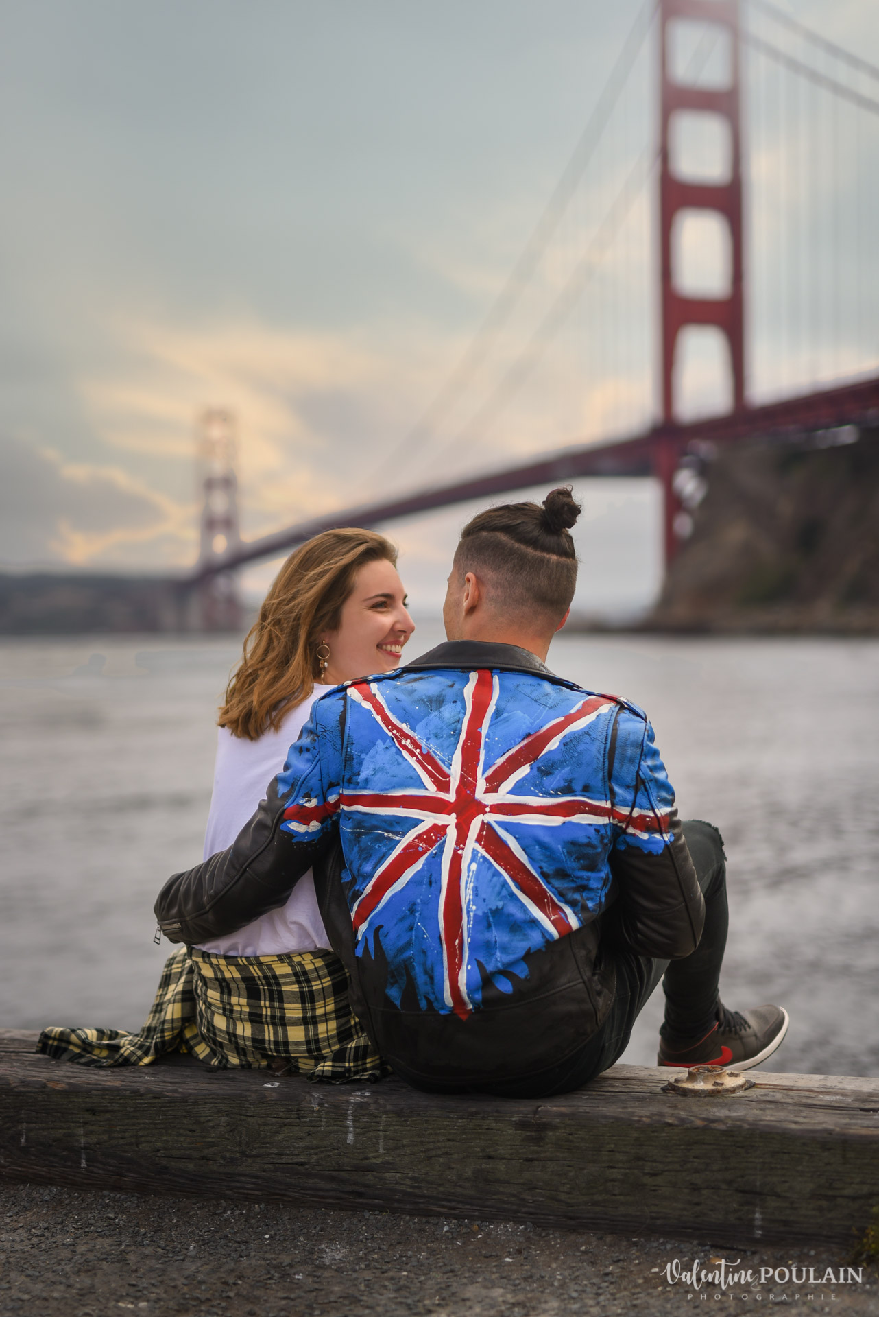 Shooting couple San Fransisco - Valentine Poulain pont
